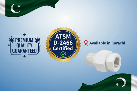 ASTM D-2466 Certified - Premium Quality UPVC V.Socket/Adapter Available in Karachi