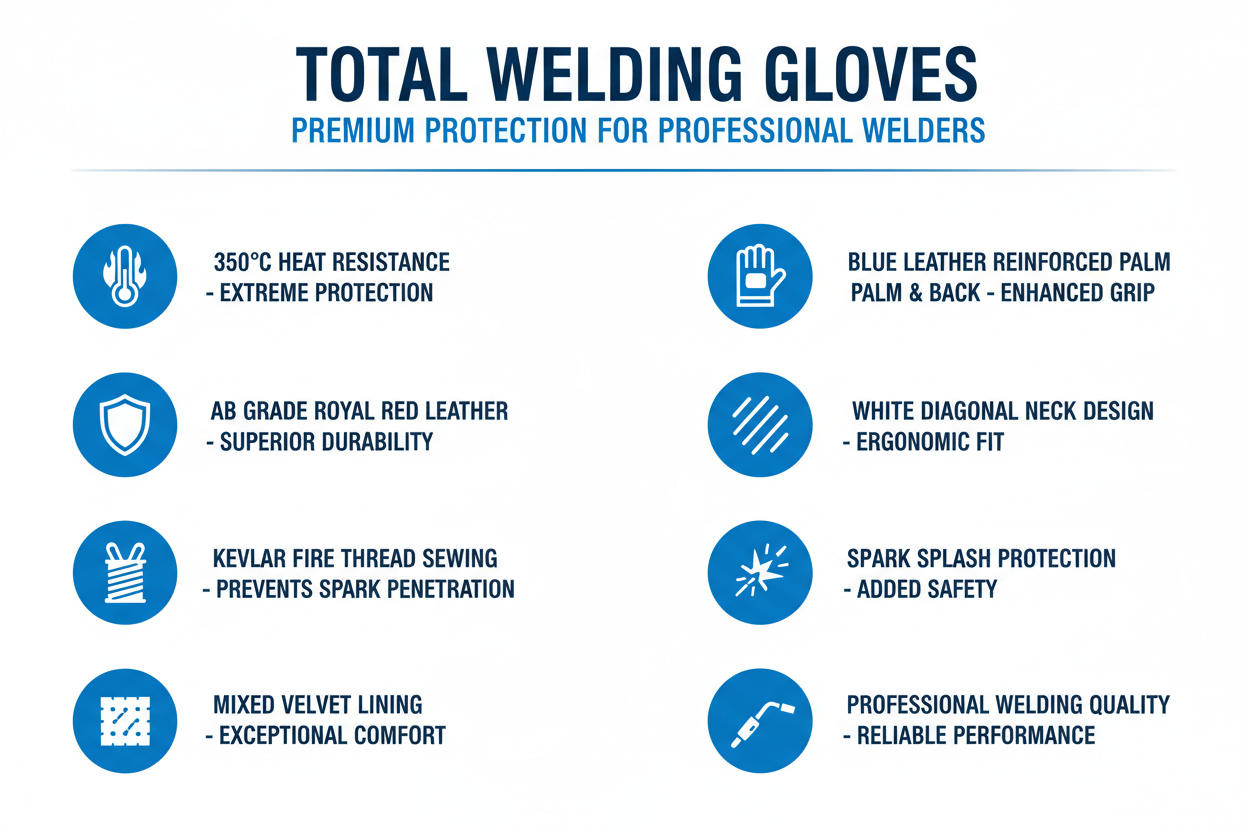 Total Welding Gloves Features and Benefits