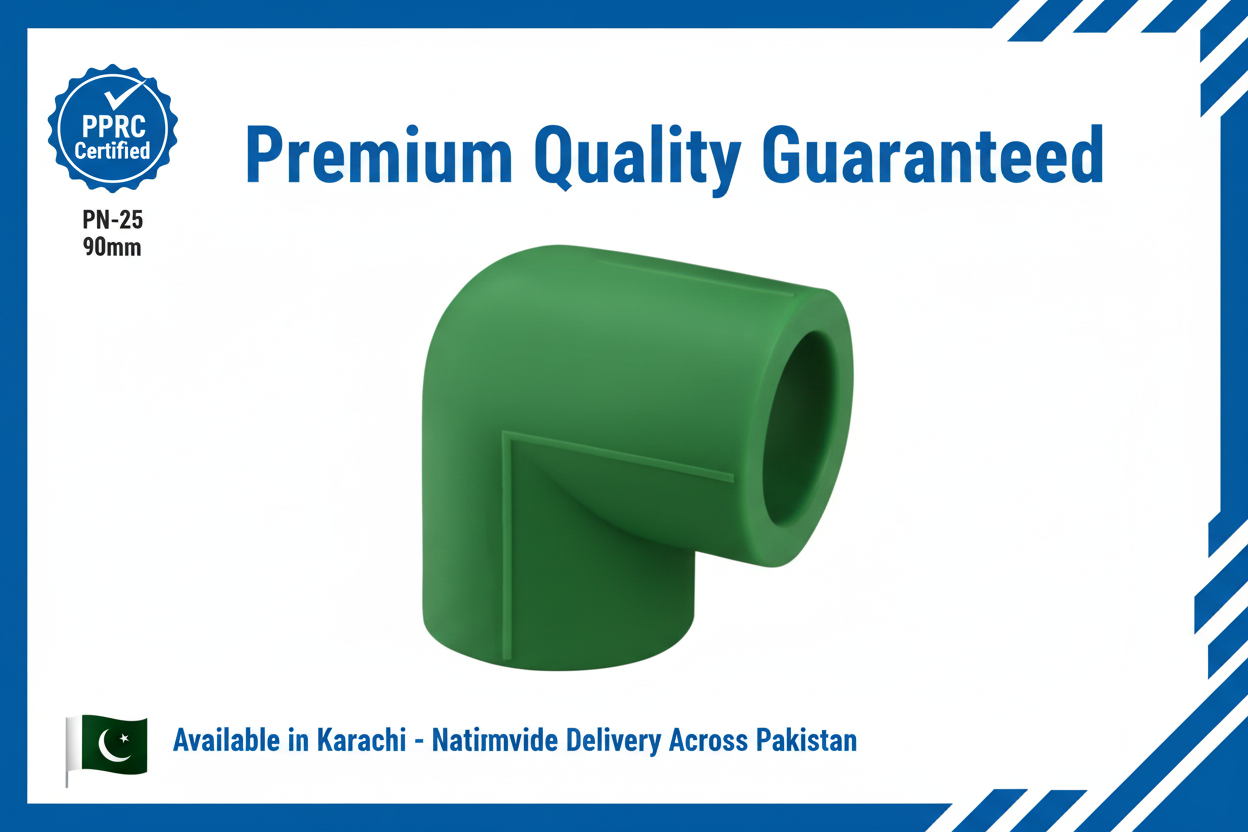 Elbow 90° PPRC PN-25 90mm Quality Certification