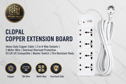 Clopal Copper Extension Board – Hero Banner A+ Image