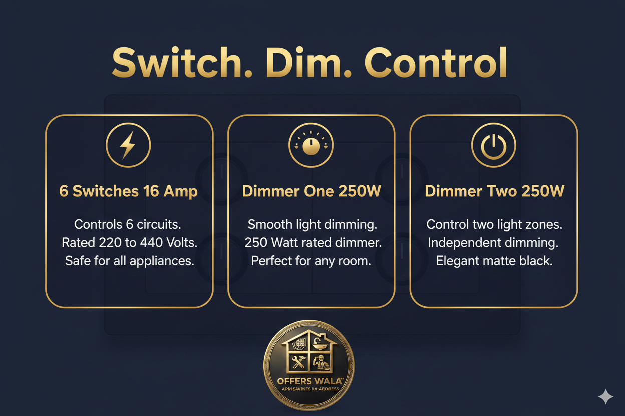 Switch Dim Control – A+ Feature Panel
