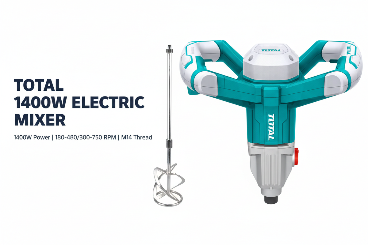 Total 1400W Electric Mixer Hero Banner - Professional Product Display