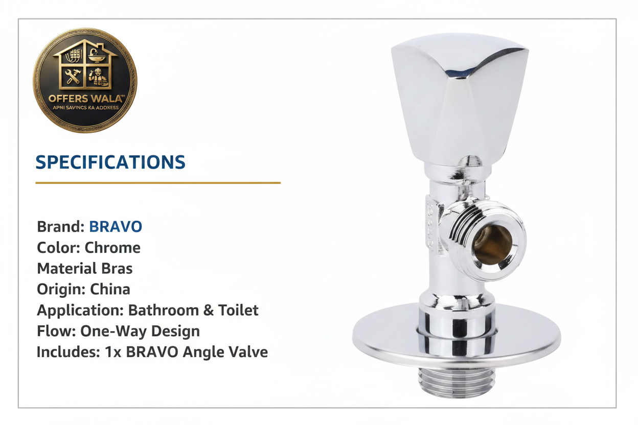 BRAVO Angle Valve Specifications — Offers Wala