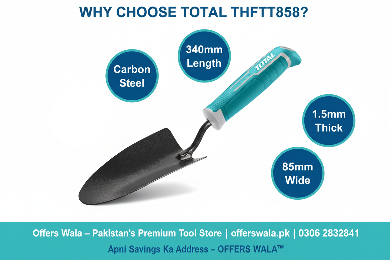 Why Choose Total THFTT858 Garden Trowel - Offers Wala Pakistan