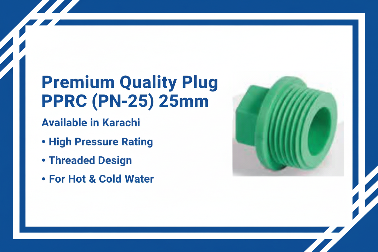 Premium PPRC Plug 25mm PN-25 - Available in Karachi