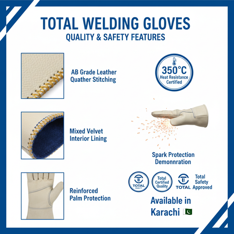 Total Welding Gloves Quality and Safety Features