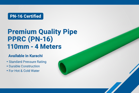 Pipe PPRC PN-16 110mm Premium Quality Available in Karachi