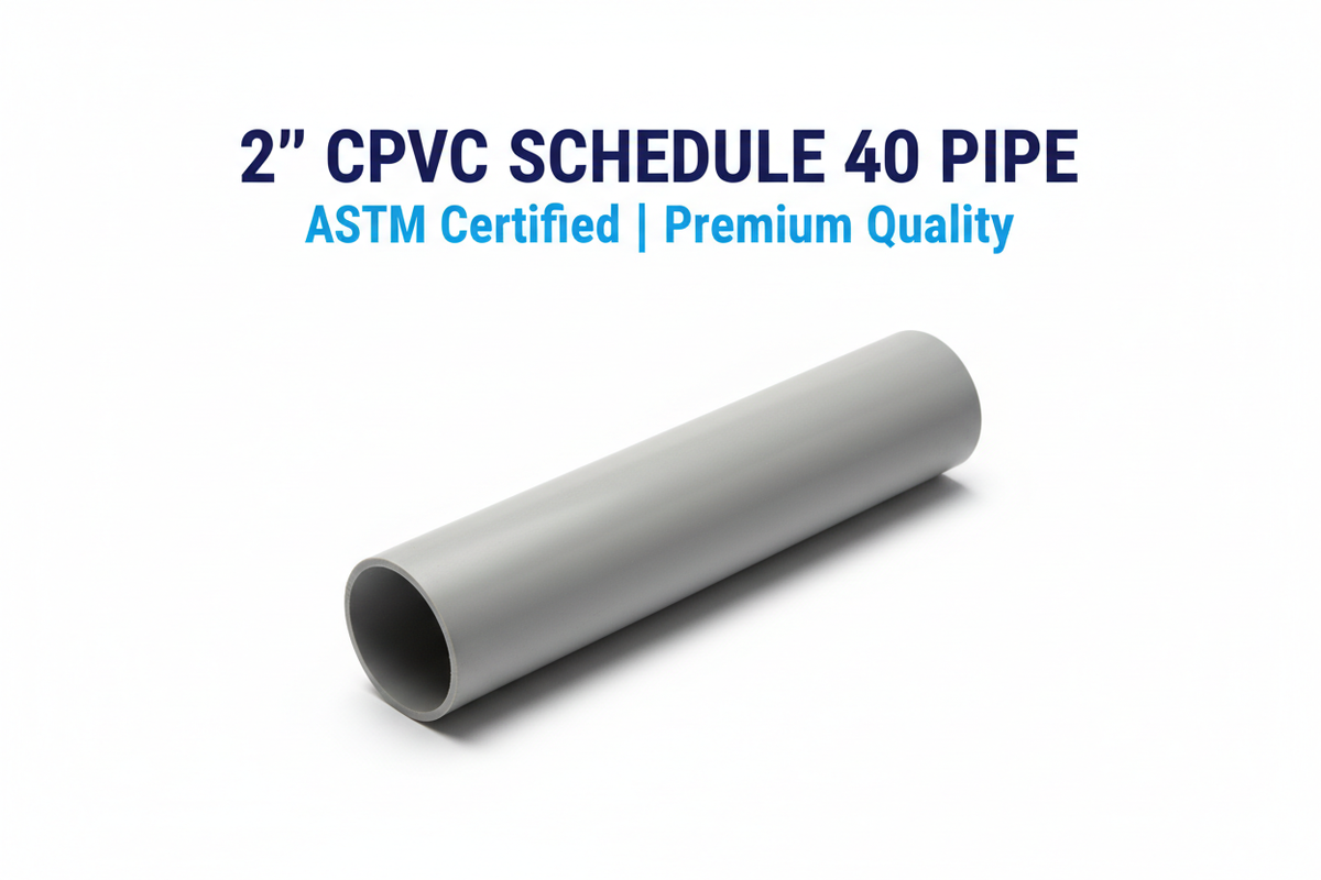 2 inch CPVC Schedule 40 Pipe