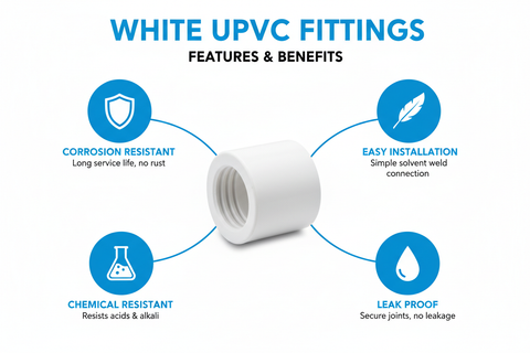 White UPVC Fittings Features and Benefits