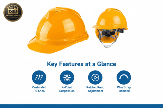 TOTAL TSP2603 Key Features - Ventilated 4-Point Suspension