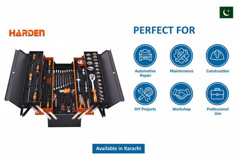 Harden 77pcs Applications - Automotive Repair, Maintenance, Construction, Workshop