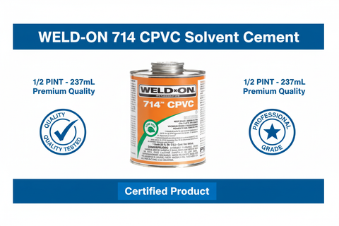 WELD-ON 714 CPVC 1/2 PINT Premium Quality - Quality Tested, Professional Grade, Certified Product