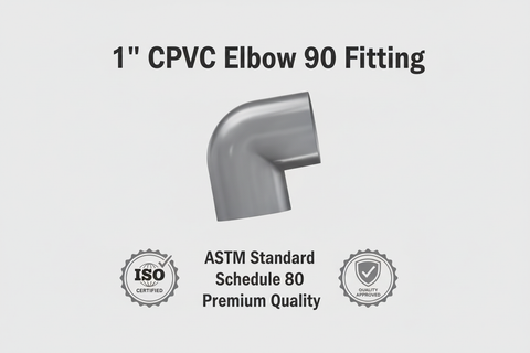CPVC Elbow 90 Fitting - ASTM SCH-80 Schedule 80 Premium Quality