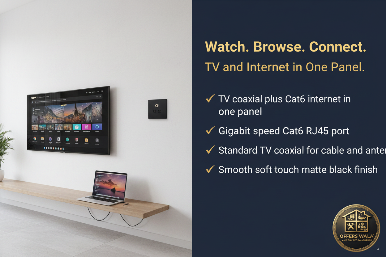 TV and Internet in One Panel – A+ Lifestyle Panel