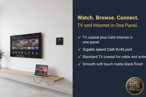 TV and Internet in One Panel – A+ Lifestyle Panel