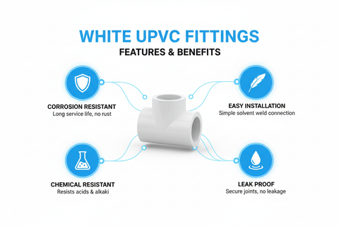 White UPVC Fittings Features and Benefits