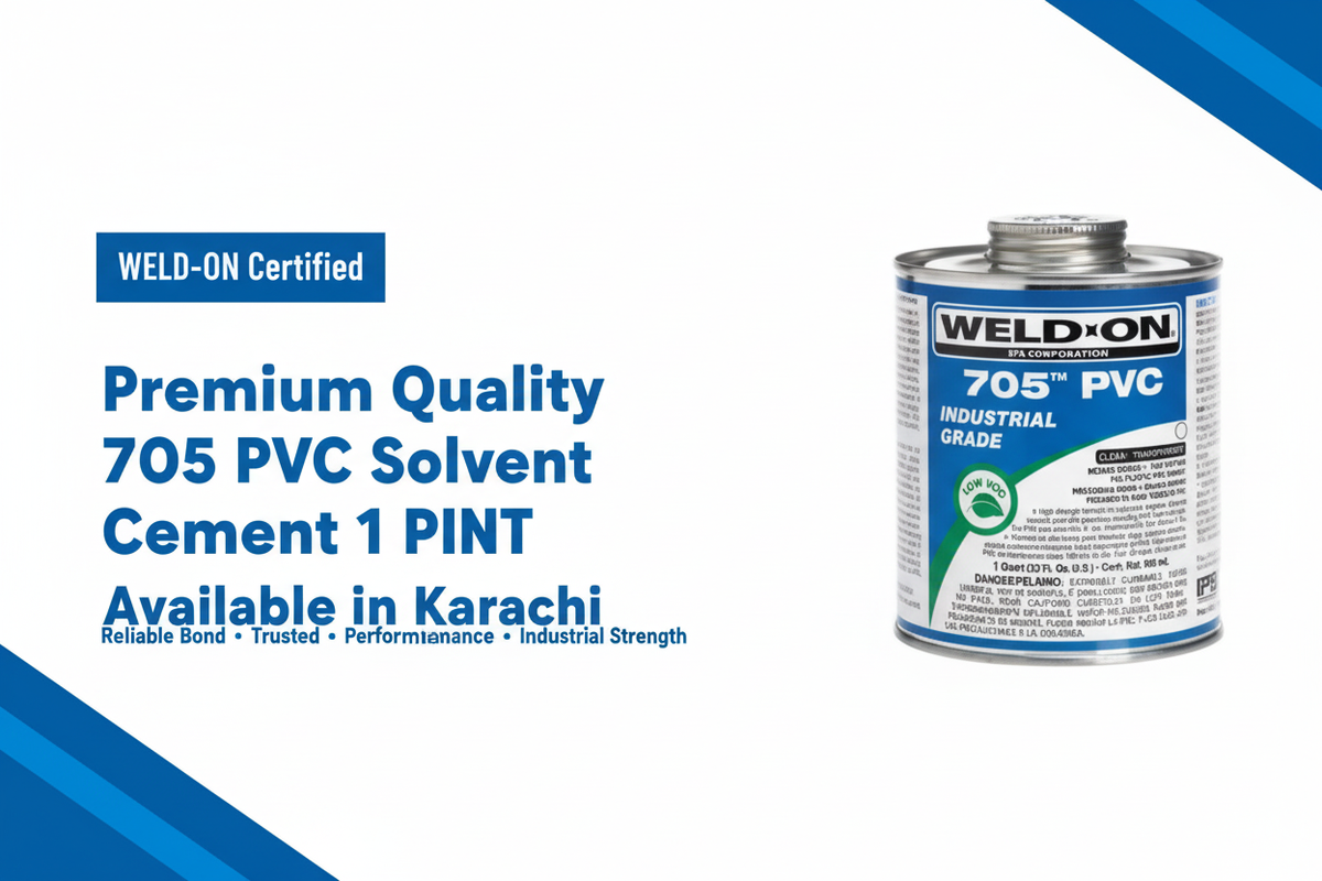 WELD-ON Certified Premium Quality 705 PVC Solvent Cement Available in Karachi