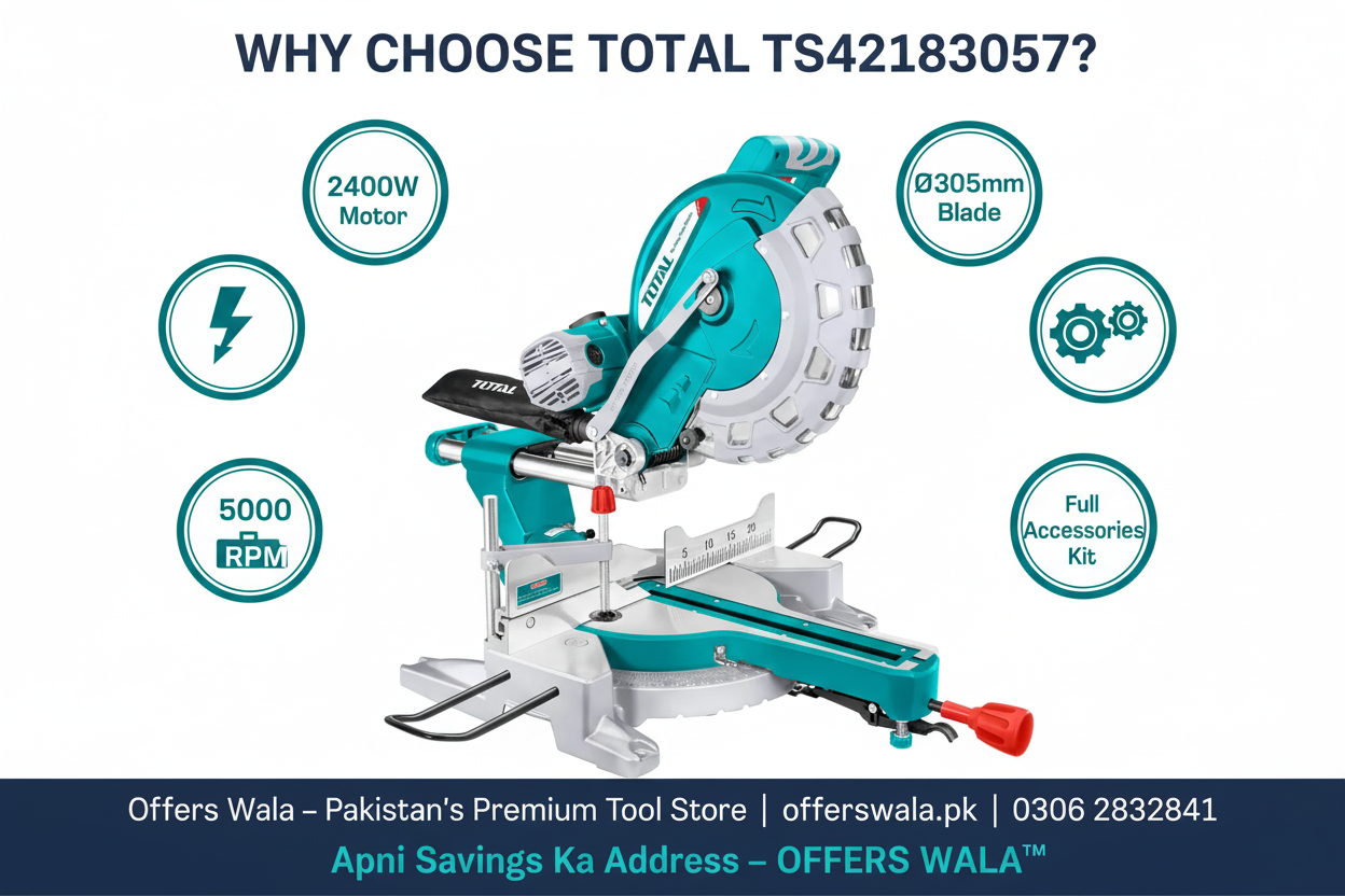 Why Choose Total TS42183057 Miter Saw - Offers Wala Pakistan