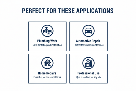Harden Adjustable Wrench - Applications