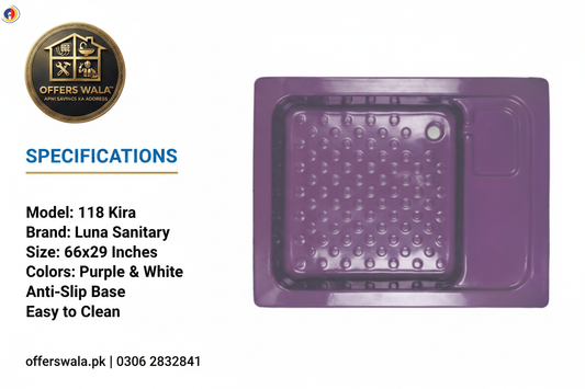 118 Kira Shower Tray Specifications