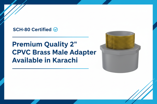 SCH-80 Certified Premium Quality 2 inch Brass Male Adapter Available in Karachi