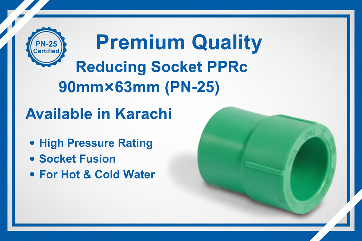 Reducing Socket PPRc 90mm×63mm (PN-25) - Available in Karachi