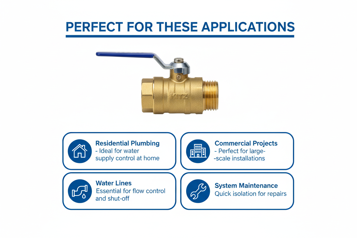 Ball Valve Applications - Plumbing & Water Control