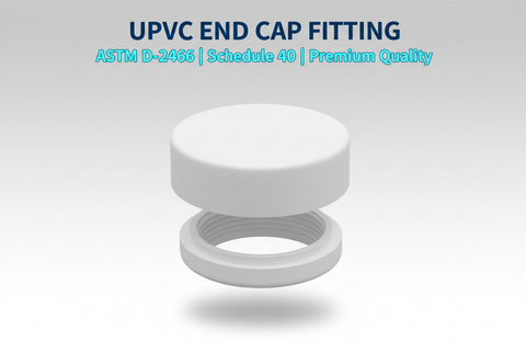 UPVC End Cap Fitting - ASTM D-2466 Schedule 40 Premium Quality