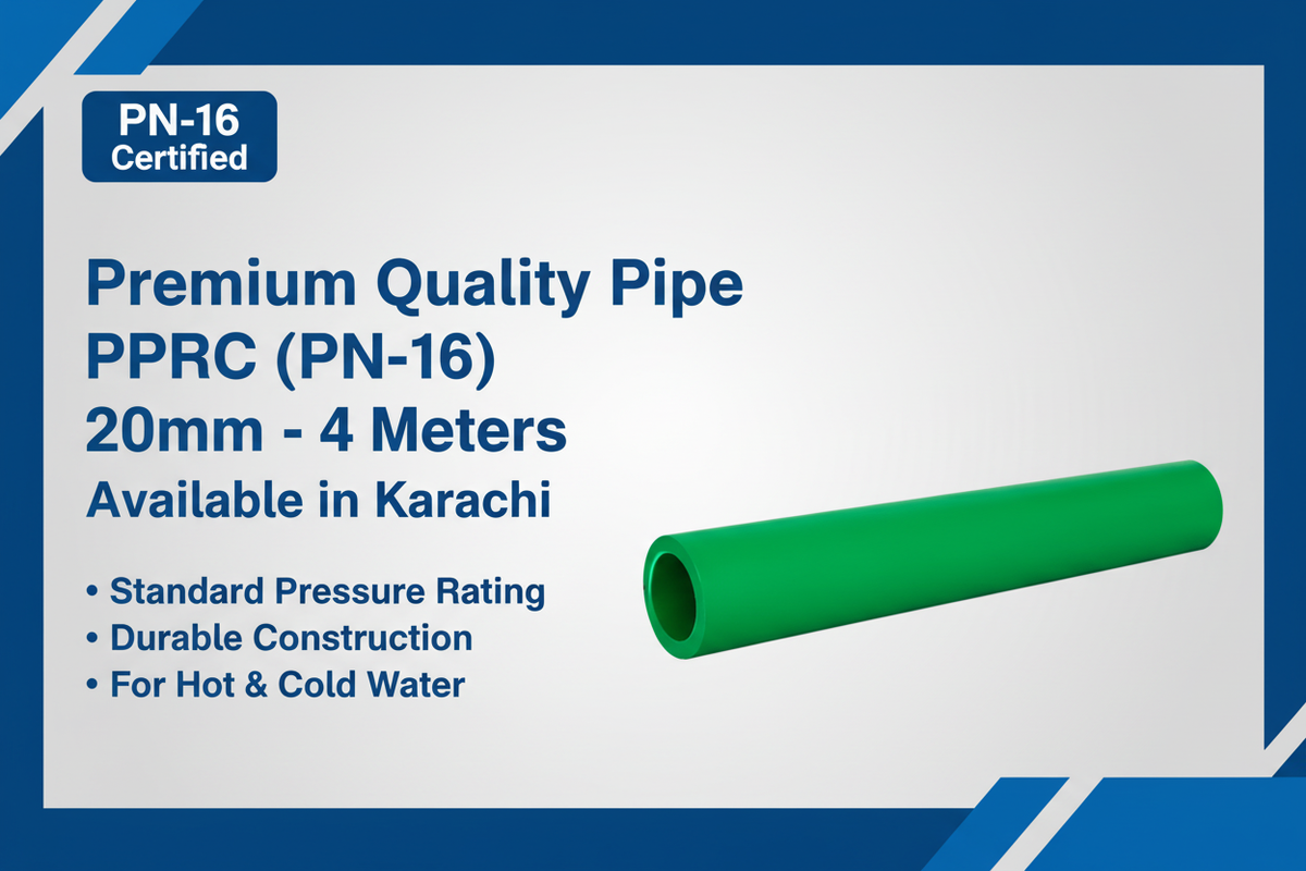 Pipe PPRC PN-16 20mm Premium Quality Available in Karachi
