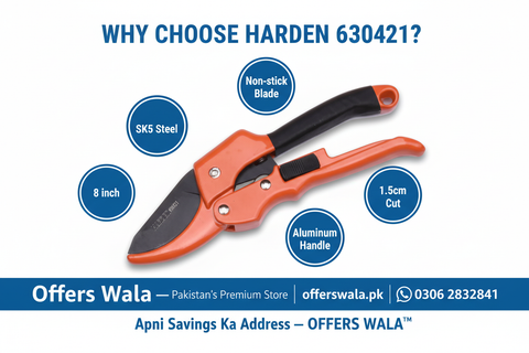 Why Choose Harden 630421 Garden Pruner - Offers Wala Pakistan