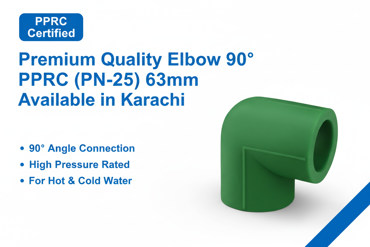 Elbow 90° PPRC PN-25 63mm Premium Quality Available in Karachi