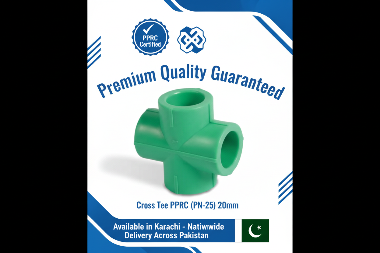 Cross Tee PPRC PN-25 20mm Quality Certification