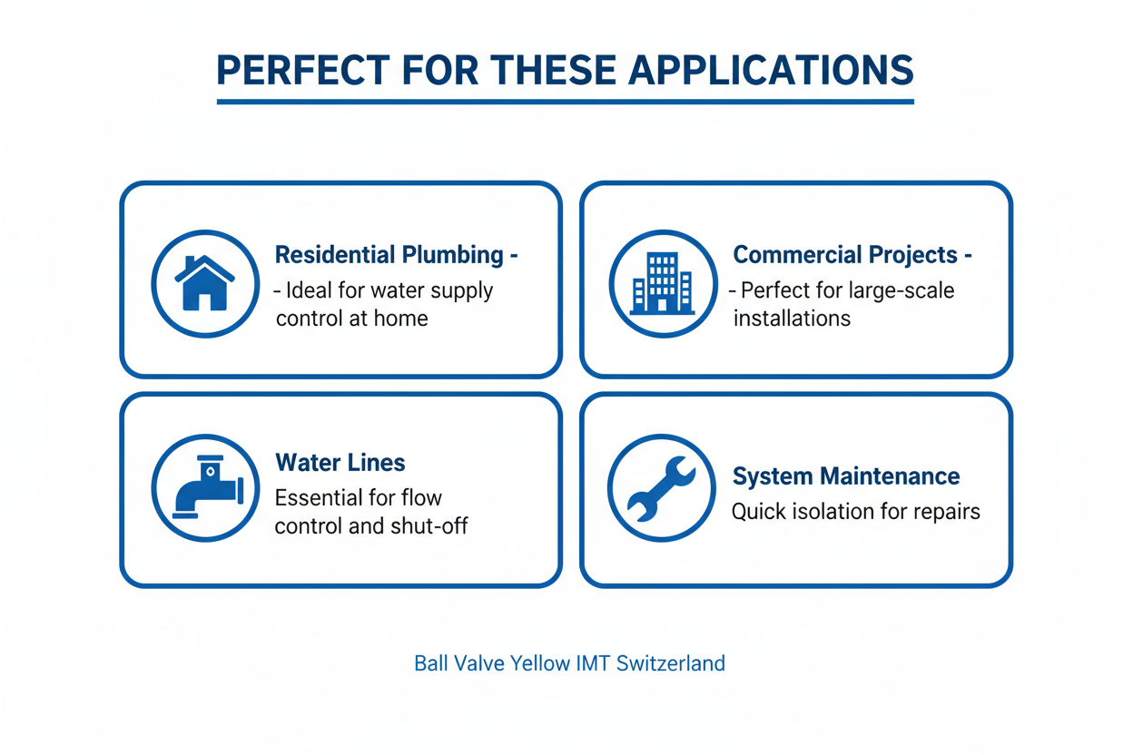 Ball Valve Applications - Plumbing & Water Control