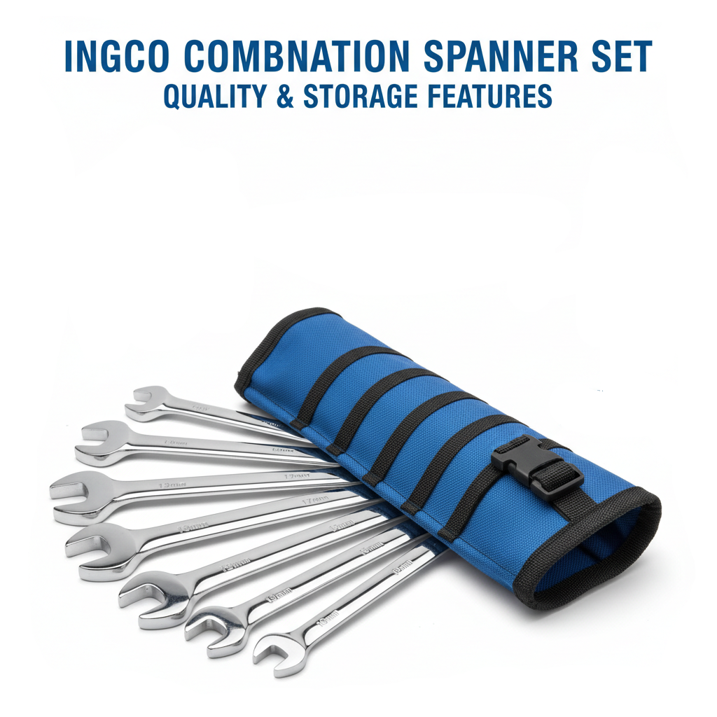 Ingco Combination Spanner Set Quality and Storage Features