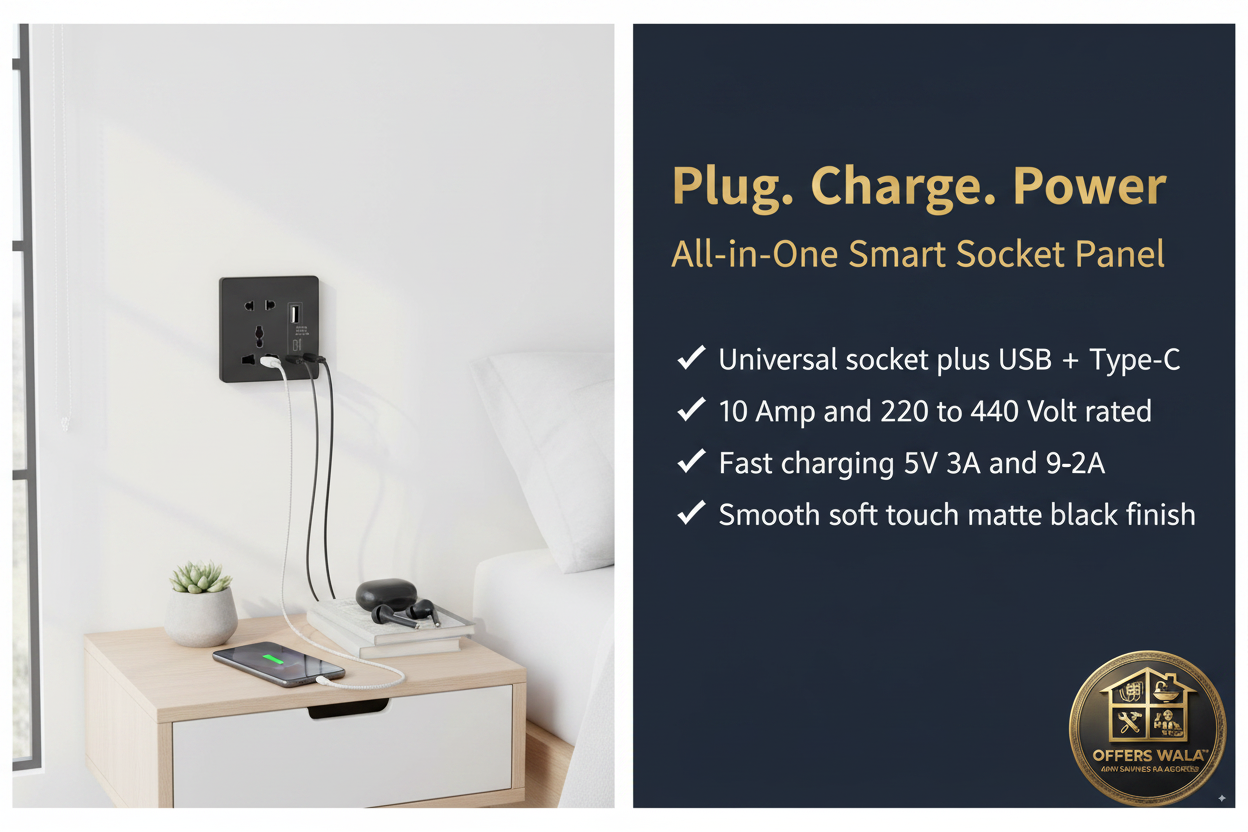 All-in-One Smart Socket – A+ Lifestyle Panel
