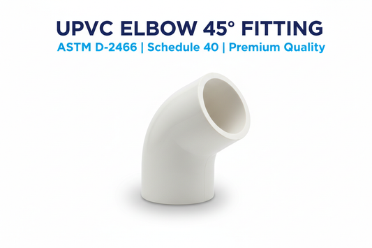 UPVC Elbow 45 Degree Fitting