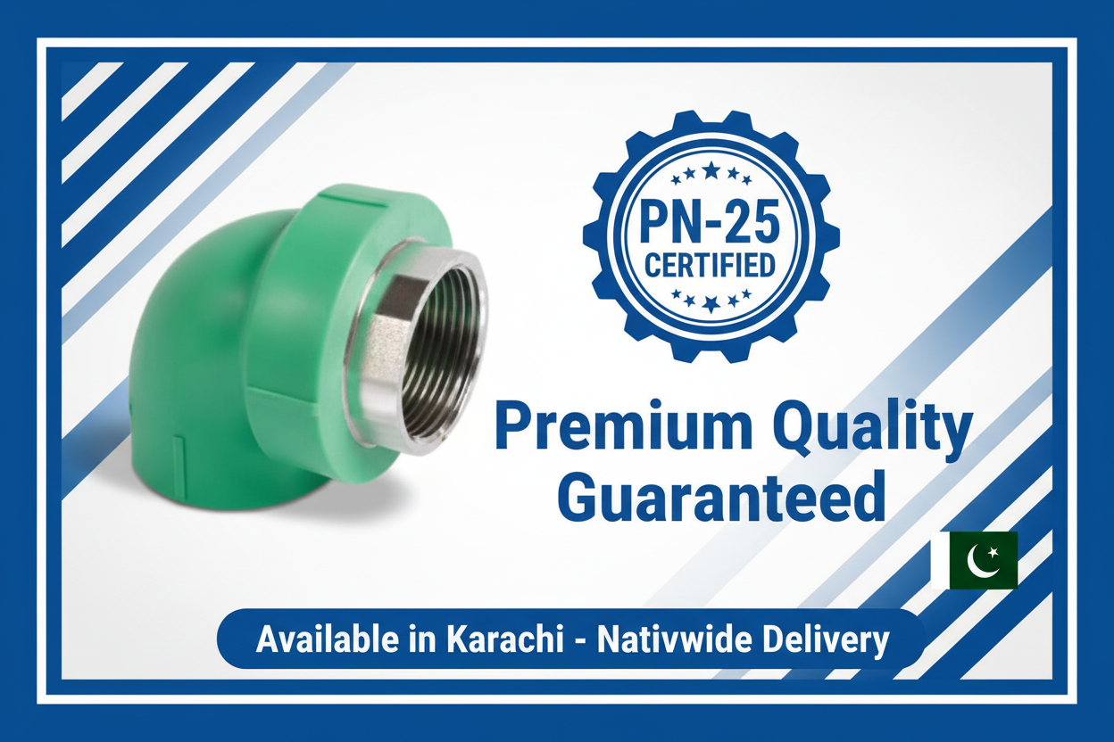 Elbow Female PPRC PN-25 40mm*1-1/4"