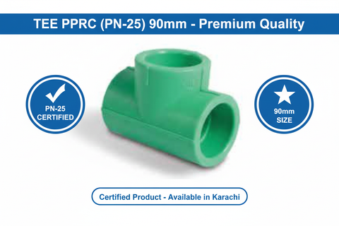 Tee PPRC PN-25 90mm Quality Certification