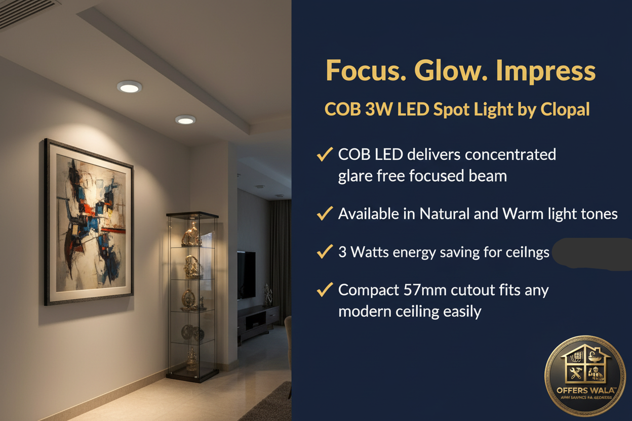 COB Spot Light Lifestyle – A+ Lifestyle Panel