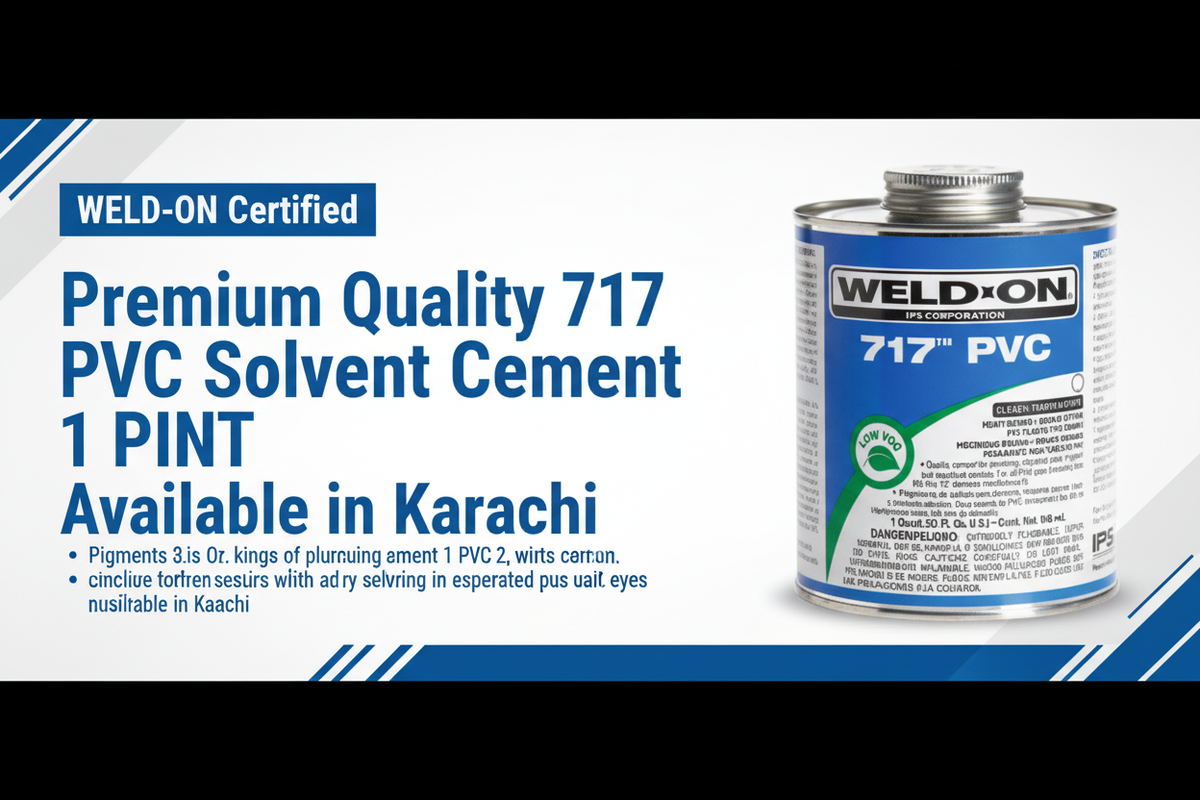 WELD-ON Certified Premium Quality 717 PVC Solvent Cement Available in Karachi