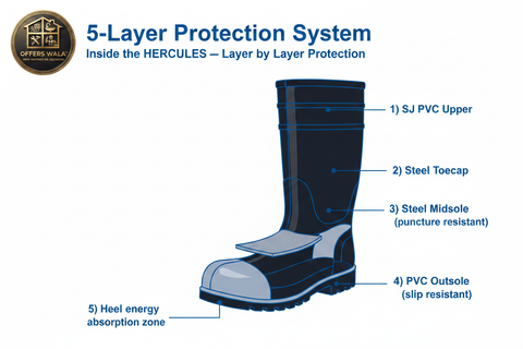 HERCULES S5 Layer by Layer Protection Anatomy