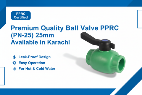 Ball Valve PPRC PN-25 25mm Premium Quality Available in Karachi