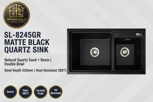 SL-8245GR Matte Black Hero Banner