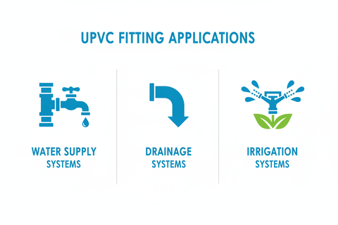 UPVC Reducer Socket Applications - Water Supply, Drainage, Irrigation Systems