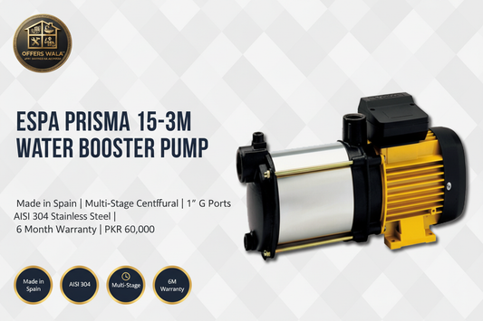 ESPA Prisma 15-3M Water Booster Pump – Hero Banner A+ Image