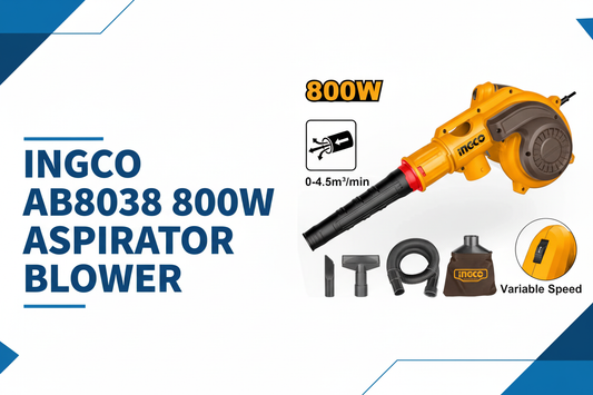 Ingco AB8038 800W Aspirator Blower Hero Banner - Professional Product Display