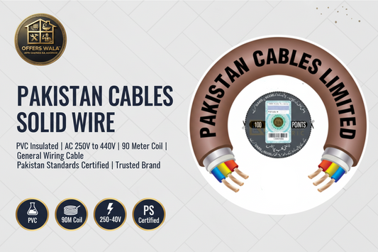 Pakistan Cables Solid Wire – Hero Banner A+ Image