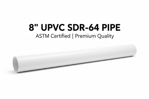 8 inch UPVC SDR-64 Pipe