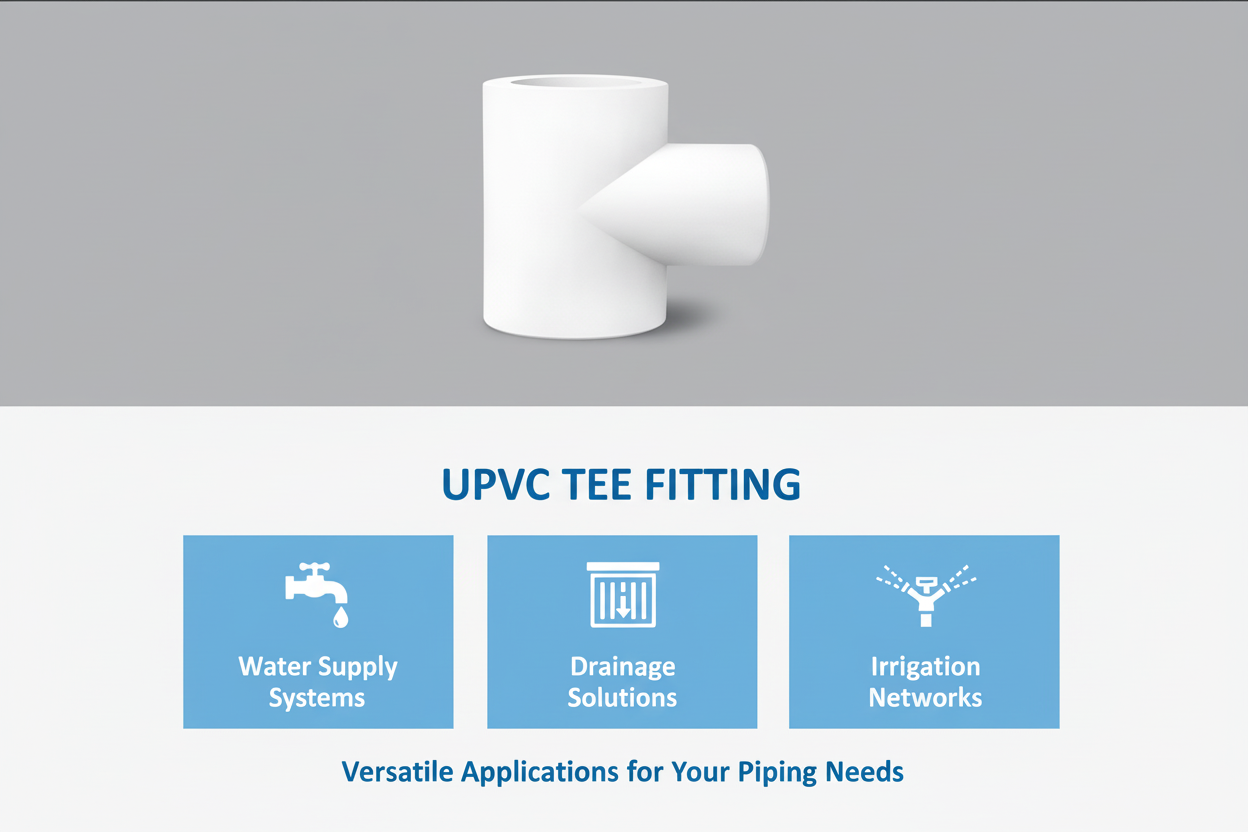 UPVC Tee Applications - Water Supply, Drainage, Irrigation Systems