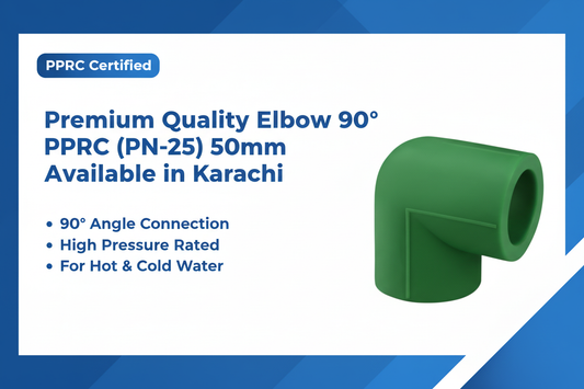 Elbow 90° PPRC PN-25 50mm Premium Quality Available in Karachi